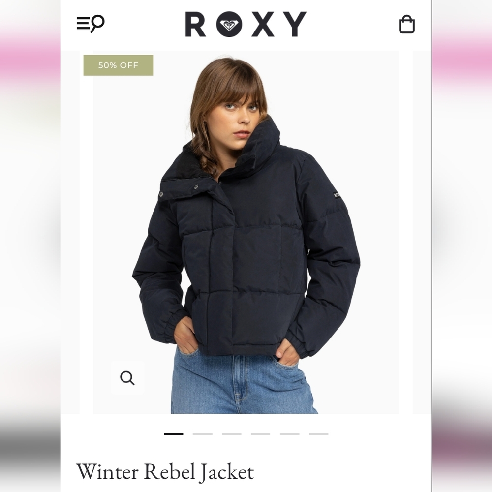 Women's Black Puffer Jacket